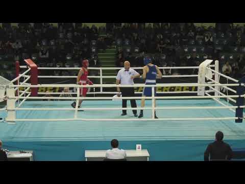 16-11-2019 Georgian Boxing Semifinal(64kg)RED Lasha GAGNIDZE-Chiat VS BLUE Giorgi LAZARASHVILI-Tbil.